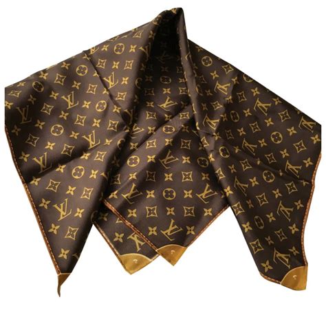 louis vuitton scarf mens fake|louis vuitton silk scarf vintage.